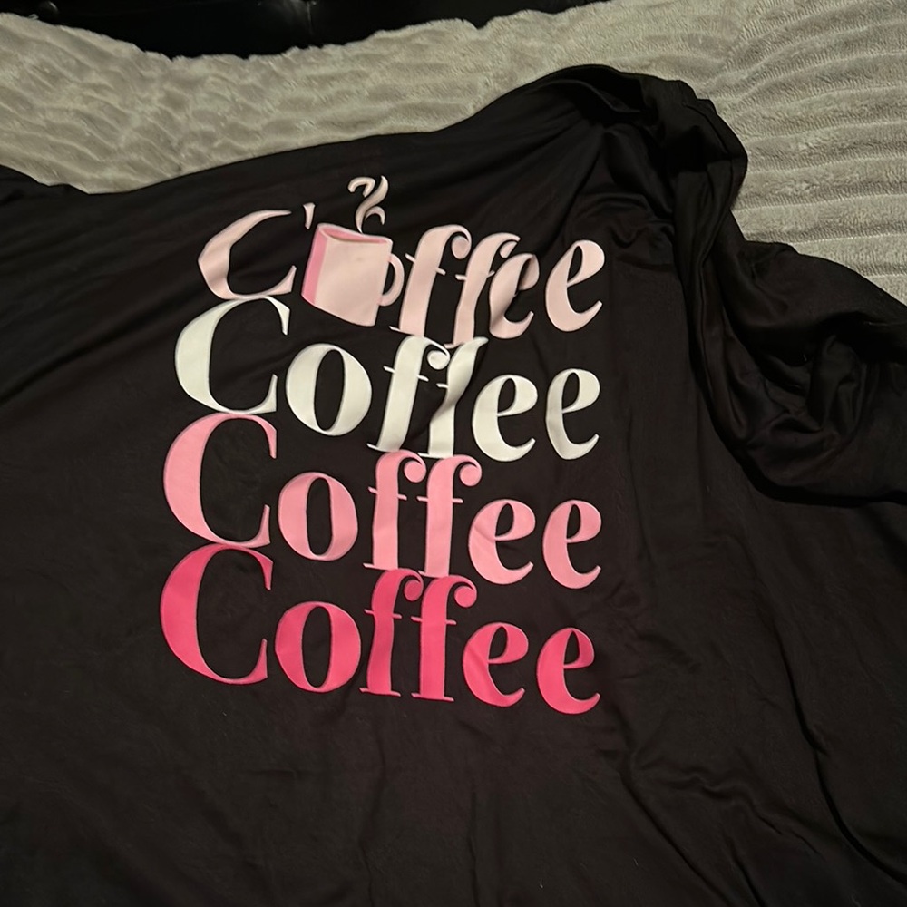 Black Coffee Graphic mumu